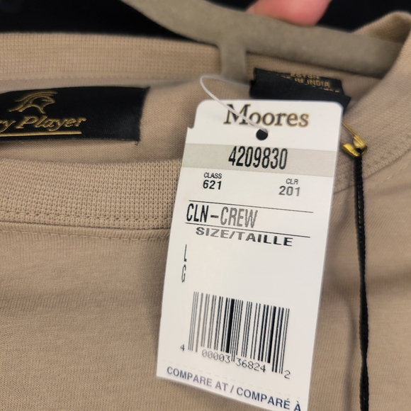 Sand Colored Crew Neck T-shirt - Picture 4 of 4